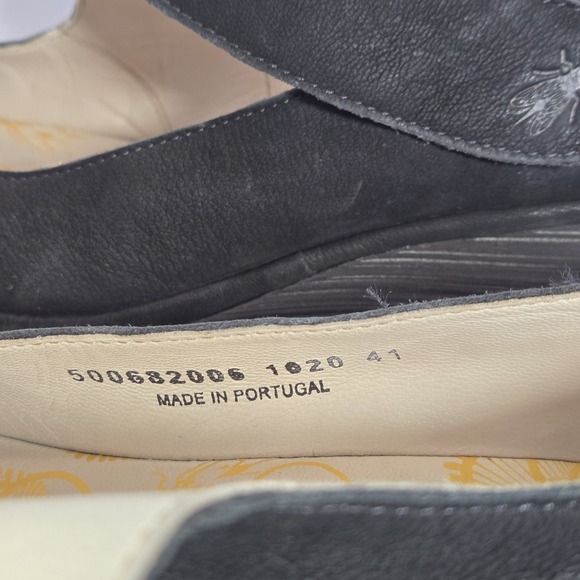 Fly London Womens Size 41 Shoes Yasi Mary Jane Pump Wedge Heel Platform US 10.5 - Picture 15 of 16